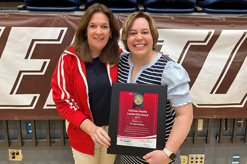 Special Olympics New York Awards St. Bonaventure Professor with Highest